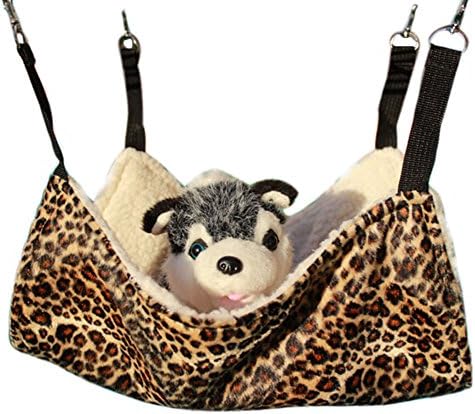 Diyafas Pet Cat Kitten Hammock Blanket Cage Hanging Bed for Rat Ferret Rabbit