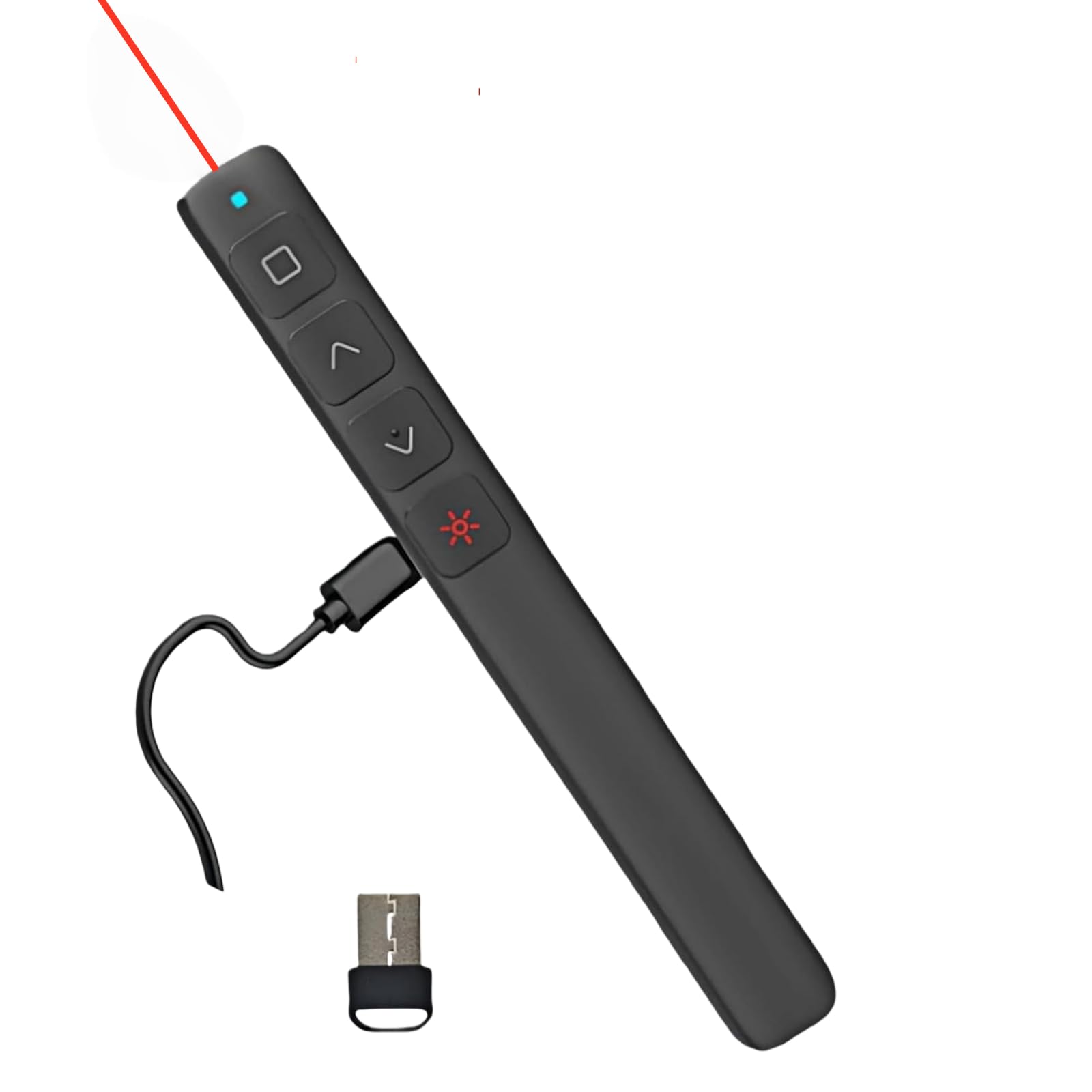 Photo 1 of [M Monoie] Wireless Presenter, 2.4GHz USB Control Presentation PPT PowerPoint Clicker for Keynote, Laptop, Google Slides - Supports Hyperlinks & Tactile Buttons