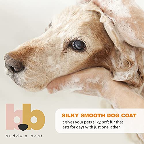 Buddy's Best Dog Shampoo for Smelly Dogs Oatmeal Dog Shampoo and
