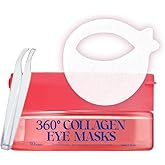 SOMISOME 360° Collagen Eye Masks – Korean Under Eye Patches with Bakuchiol Retinol, Fine Lines & Wrinkle Care, Dark Circle Treatment, 50 Masks