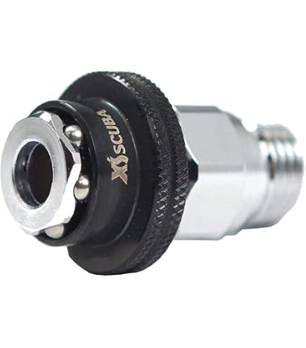 XS Scuba First Stage Quick Disconnect – Schnellkupplung Für Tauchgeräte, Verchromtes Messing