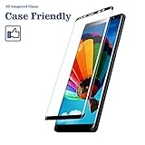 Samsung Galaxy S8 Plus Tempered Glass Protector TANAAB [9H Glass][Case Friendly]Cover Saver[3D Curved Protection][Ultra HD][Anti-Bubble] - Black