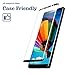 Samsung Galaxy S8 Plus Tempered Glass Protector TANAAB [9H Glass][Case Friendly]Cover Saver[3D Curved Protection][Ultra HD][Anti-Bubble] - Black