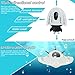 SZJJX RC Submarine Mini 27MHz 4CH High Powered Speed Electric Radio Remote Control Submersible Boats Toys White