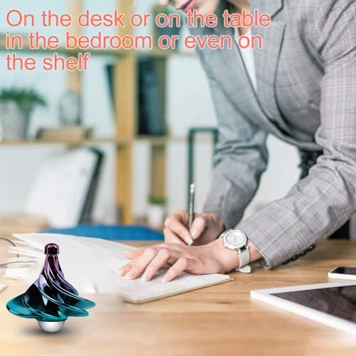 Gyro Wheel Spinning Top Toy - Stress Relief Desk Companion & Novelty Gift for All Ages
