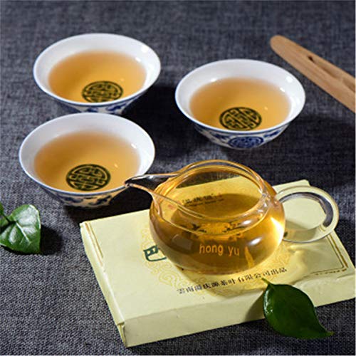 HELLOYOUNG Pu Erh-Tee 250 g Yunnan Bada Zhengshan Alter roher Pu'er-Tee Sheng Alter Puer-Tee Grüner Tee Pu-Erh-Tee MengHai Chinesischer Tee Gesunder Puerh-Tee Grüner guter Sheng Cha – Bild 7
