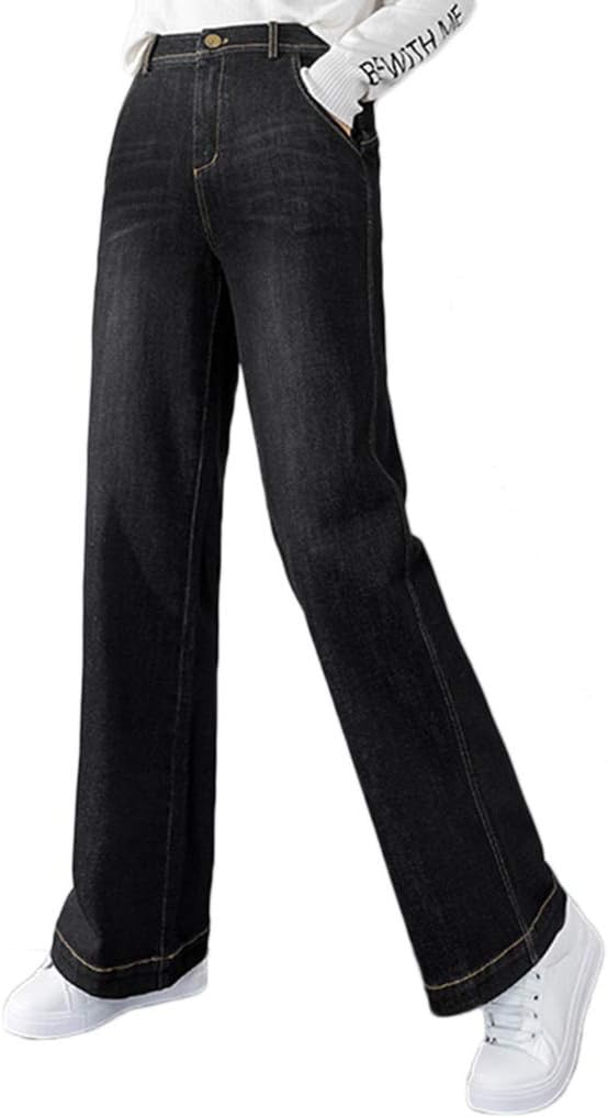 loose fit black jeans womens