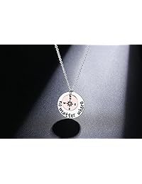 Rosa Vila No Matter Where Necklace, Compass Necklace for Women, Long Distance Friendship Necklace, Compass Jewelry for Women, Best Friends Necklaces