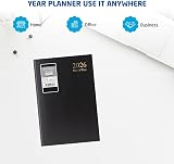 1ABOVE 2026 A4 Day-to-Page Diary Premium Hardcover Daily Planner Black view 6