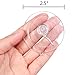 Suction Cups, ATUS Clear Plastic Large Suction Cup with Metal Hook, for Home Kitchen Bathroom Wall Towel Robe Hangers, Hanging Supplies, Utility Hooks, 2.5