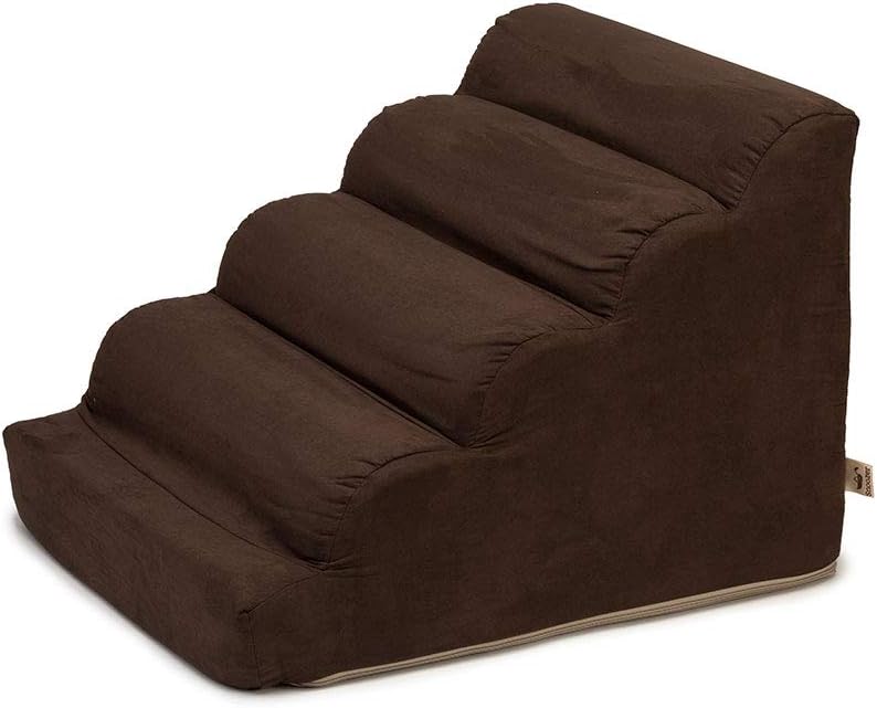 Snoozer Scalloped Pet Ramp, Medium, Black : Pet Habitats : Pet Supplies