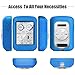 TUSITA Case for Garmin Edge Explore 820 - Silicone Protective Cover - GPS Bike Computer Accessories (Blue)