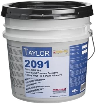 Wf Taylor 2091 4 4 Gal Tuff Grip Tps Pressure Sensitive Vinyl