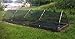 Agfabric 12x20ft 50% Sunblock Shade Cloth Cover with Clips for Plants, Black