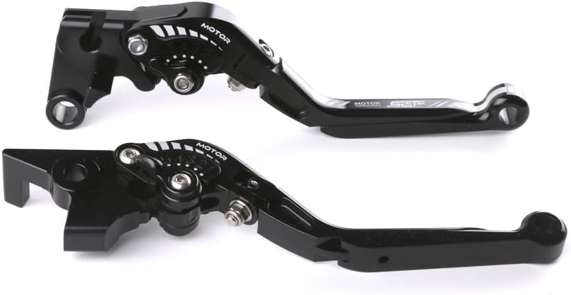 Motorcycle Adjustable Folding Extendable Brake Clutch Levers For Yamaha Yamaha FZ07 FZ-07 MT07 MT-07 FZ09 FZ-09 MT-09 MT09 2014 2015 2016 2017 2018 2019 Black