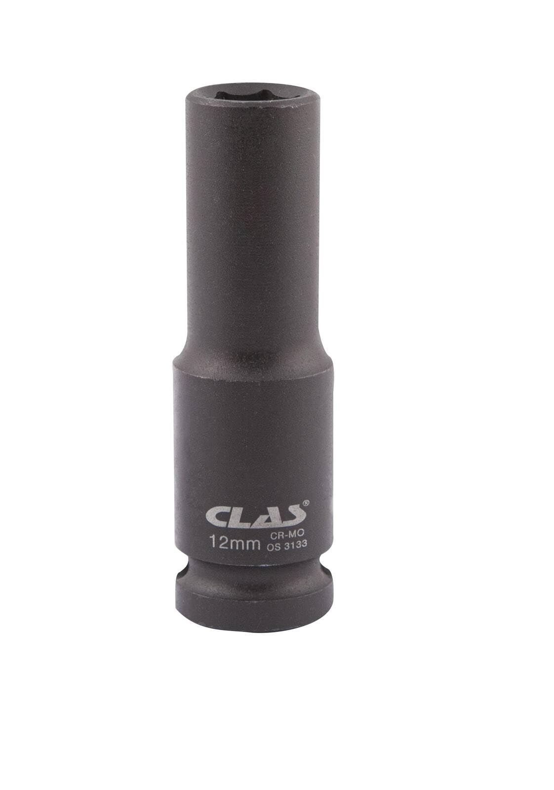 CLAS Equipements OS 3135 6-Point Impact Socket Long 14 mm 1/2 Inch