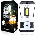 Internova Monster LED Camping Lantern - Battery Powered - Massive Brightness - Perfect for Hurricane - Camp - Emergency Kit (White 800 Lumen)