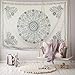 BLEUM CADE Tapestry Mandala Hippie Bohemian Tapestry Wall Hanging Medallion Floral Art Tapestry Wall Hanging Indian Dorm Decor for Room