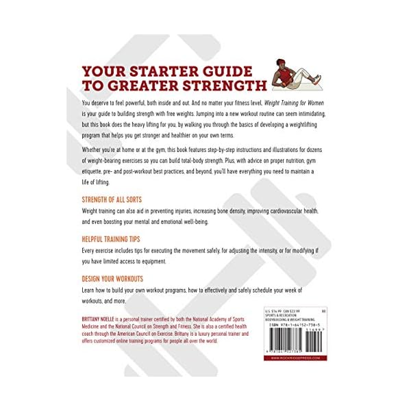 Weight Training for Women: Exercises and Workout Programs for Building Strength with Free Weights