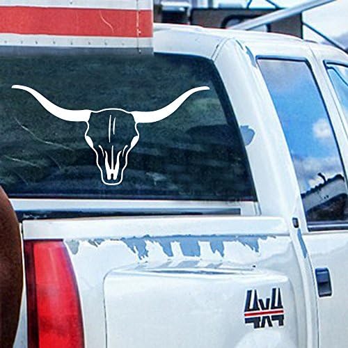 Cow Skull Decal, Cattle Skull Decal, Cattle Decal, Longhorn Decal, Texas Longhorn, Bull Skull Decal, Bull Head Decal, Long Horn Decal, Cow Skull, Bull Skull, Longhorn Skull