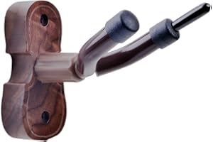 KINGPOINT Violin Viola Wall Mount Hanger, Hook,Rose Wood holder,hooks,with Bow Hook,Home & Studio Wall Mount Violin Hangers
