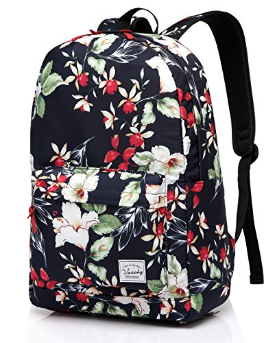 Backpack for girls,Fashion Floral College Student School Backpack by Vaschy