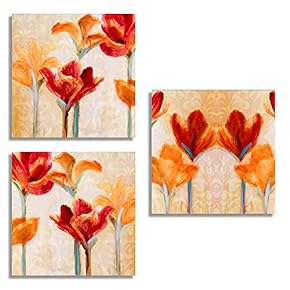 3 Piece Canvas Wall Art for Living Room Bedroom Home Artwork Popular Art Paintings Ready to Hang - 12"x12"x3 Panels