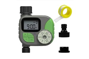 ENCELL Irrigation Timer Programmable Sprinkler Timer for Garden Hose Lawn Sprinkler Controller