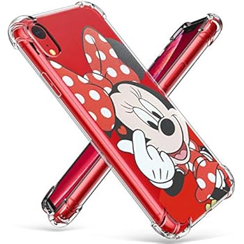 Amazon.com: Logee TPU Minnie Mouse Cute Cartoon Clear Case ...