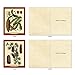 The Best Card Company - Box of 10 Holiday Note Cards - Christmas Cards Assorted, Xmas Trees and Landscapes (4 x 5.12 Inch) - Pining for Christmas M10011XS