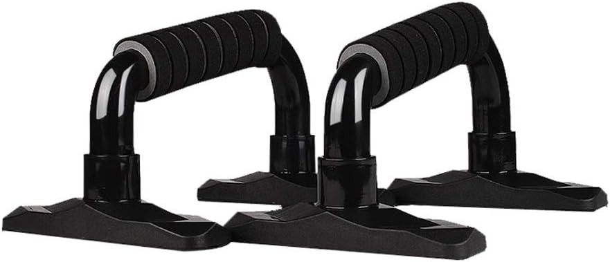 YEAQING Push Up Bars Strength Training Workout Pushup Stands Handles Set with Foam Padded Grips Non Slip Feet for Muscles Chest Exercise Women Men at Home Gym (Black) : Sports & Outdoors