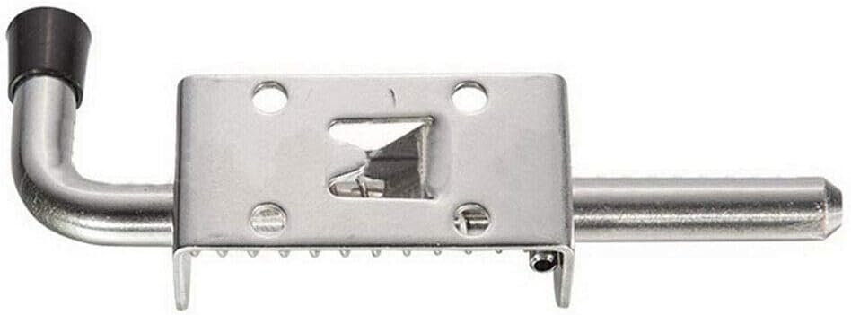 Heavy Duty Steel Spring, 1pc Animal Bolt Spring Latch for Garage Stable Shed Door, etc(128mm), Sliver - Image 5