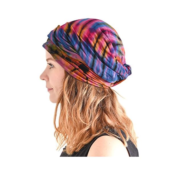 Casualbox Tie Dye Cinta Para El Pelo Hippie Moda Elástico Cabeza Envolver Tapa 60'S 70'S Retro Bandana Psicodélico Flor… | DeHippies.com