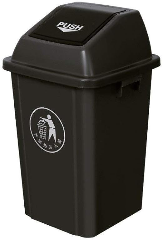 SDFGFGH Residuos y Reciclaje de Basura-Gris Puede, VLidded Bote de