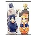 Raleighsee Naruto Anime Hanging Paintings Cartoon Characters Uzumaki Naruto Uchiha Sasuke Poster Painting Hanging Wall Poster Scroll Home Hot Gifts for Anime Fans(2030cm H02)