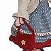 Prettyia Birthday Gift - 30cm Excellent Workmanship Doll DIY Accessory Vintage Porcelain Lady Girl Doll in Blue Dress with Display Stand