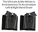 Ultimate Ankle Holster by ComfortTac, Compatible with Glock 42, 43, 36, 26, Smith and Wesson Bodyguard .380, .38, Ruger LCP, LC9, Sig Sauer, and Similar Guns