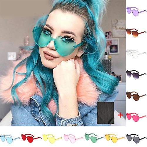 transparent colored sunglasses