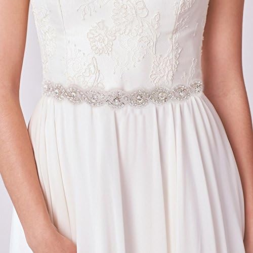 Bridal gown belt, wedding Sash, luxury diamond belt, Bride 's Sash, White Silver Gray wedding belts &amp; sashes, Long ultrafine