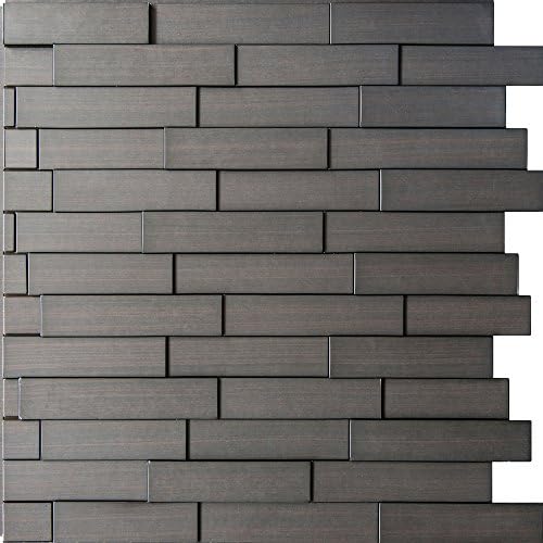 Wall Panel Harmony Cubes - Decorative Thermoplastic Tile 24x24 (Dark Okasha)