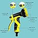 XBUTY New Version Garden Hose,50FT Expandable Water Hose 9 Patern Spray Nozzle,High Pressure Extra Strength Fabric Double Latex Core 3/4 Solid Brass Fittings with Carrying Bag