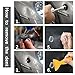 GLISTON Paintless Dent Repair Remover Kit Dent Puller Pro Slide Hammer Tools with 16pcs Thickened Black Tabs for Diy Automobile Body Hail Damage Removal