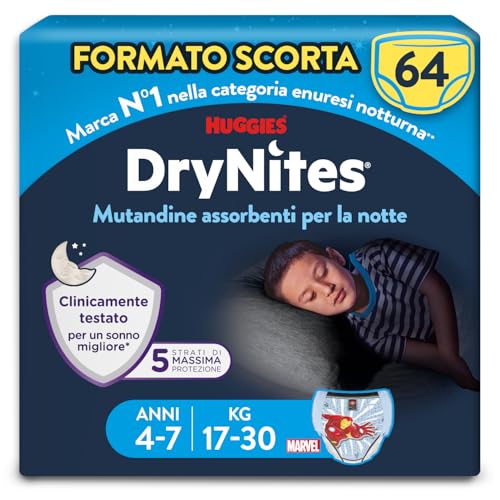 Drynites Mutandine M (17-30kg) Marvel 64 Pz