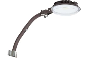 PAKTONVO 70W LED Barn Light,Dusk to Dawn Outdoor Lighting with Photocell and Mount arm, 5000K Daylight 10500LM,IP65 Waterproof Adjustable Angle Outdoor Flood Light for Yard Garage Securtity Area