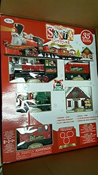 holiday santa express christmas train set 35 piece set