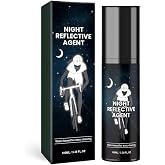 Multipurpose Night Reflective Spray Agent, High Visibility Fluorescent Reflective Paint Spray Weather Resistant Long Lasting Safety Reflective Coating for Clothing Bicycle Outdoor Gear (White)
