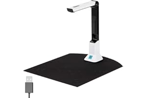 Document Camera for Teachers USB Scanner Video Recorder Portable for Distance Learning Classroom Doc Book Photo A4 Scanners 8