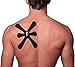 RapidForce Shapes: Next Generation Pre-Cut Kinesiology Tape, Star Shape, Black, 2 Pack