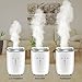 Cool Mist Humidifier - 4L Ultrasonic Humidifiers for Home Bedroom, with Filter, Adjustable Mist Levels, Waterless Auto Shut-Off, Whisper-Quiet Operation (US 110V) (L)