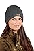 CacheAlaska Beanie Grey Hat - Ski Cap Wool Blend - Designed